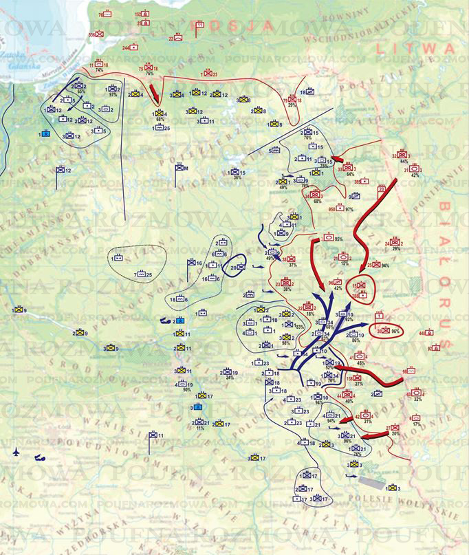 Od czytelników (cz. 5): Na głównym kierunku uderzenia 2.DZ kontynuowała natarcie pomiędzy Narwią i Bugiem zadając stronie polskiej poważne straty